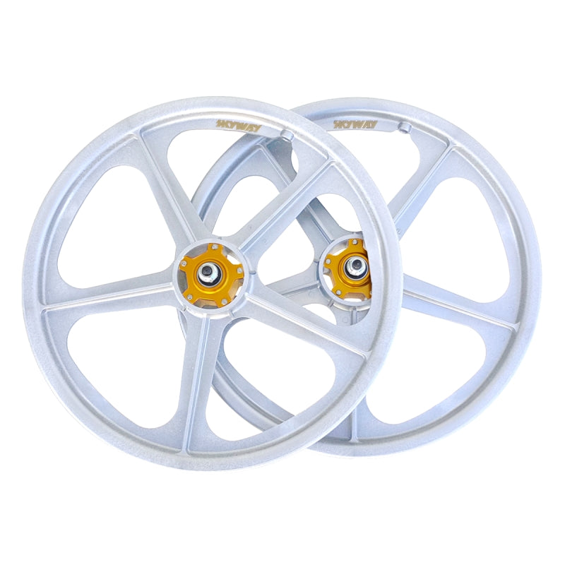 Skyway Tuff II 5 Spoke Gold Rivet 20 Inch Wheelset Collectors Edition