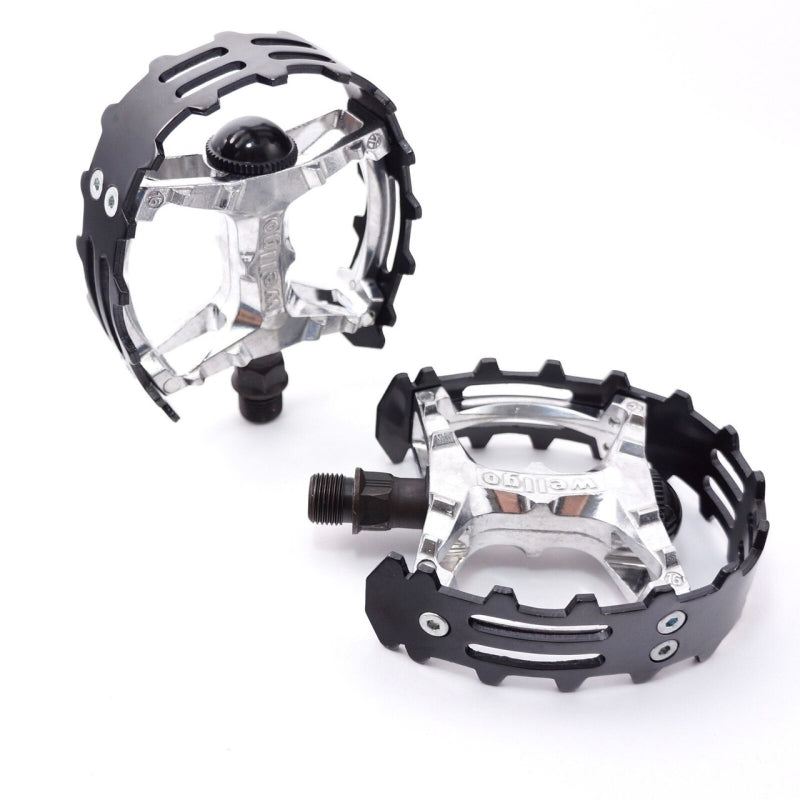 Wellgo Bear Trap-alloy Cage Pedals -1/2-L/B
