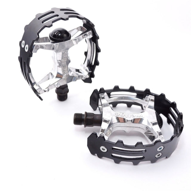 Wellgo Bear Trap-alloy Cage Pedals -1/2-L/B