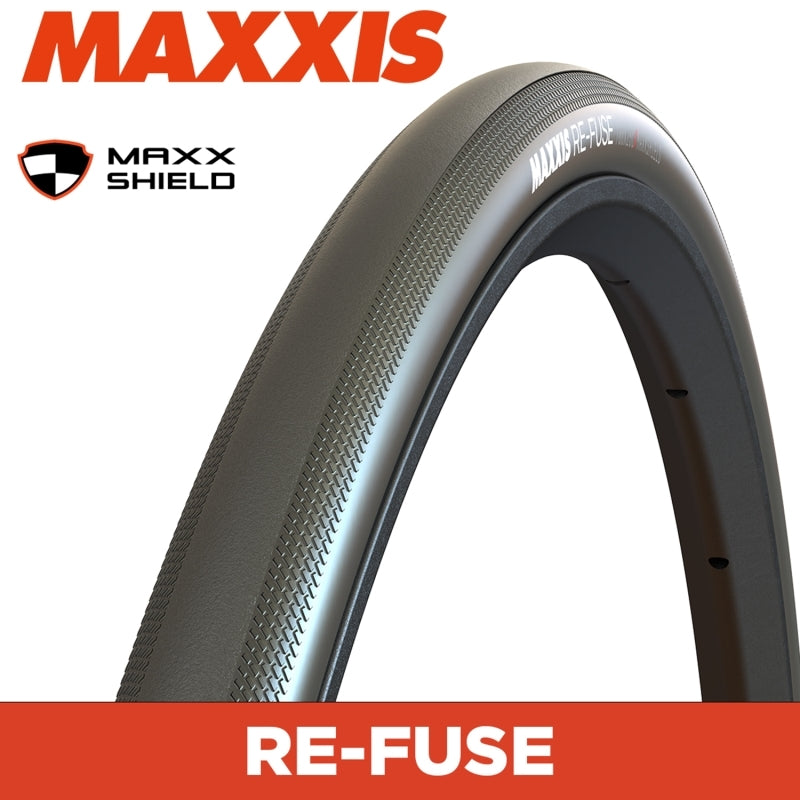 Maxxis Refuse - V2A 700 X 25 Folding - 60TPI Maxxshield - Black - Htpatch