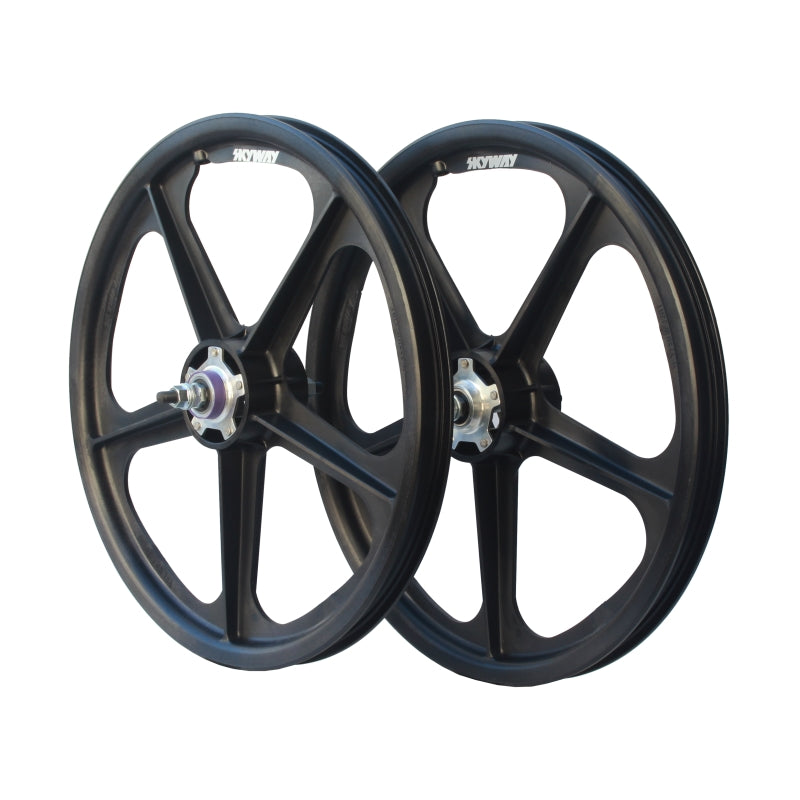 Skyway Tuff II 5 Spoke Silver Rivet 20 Inch Wheelset