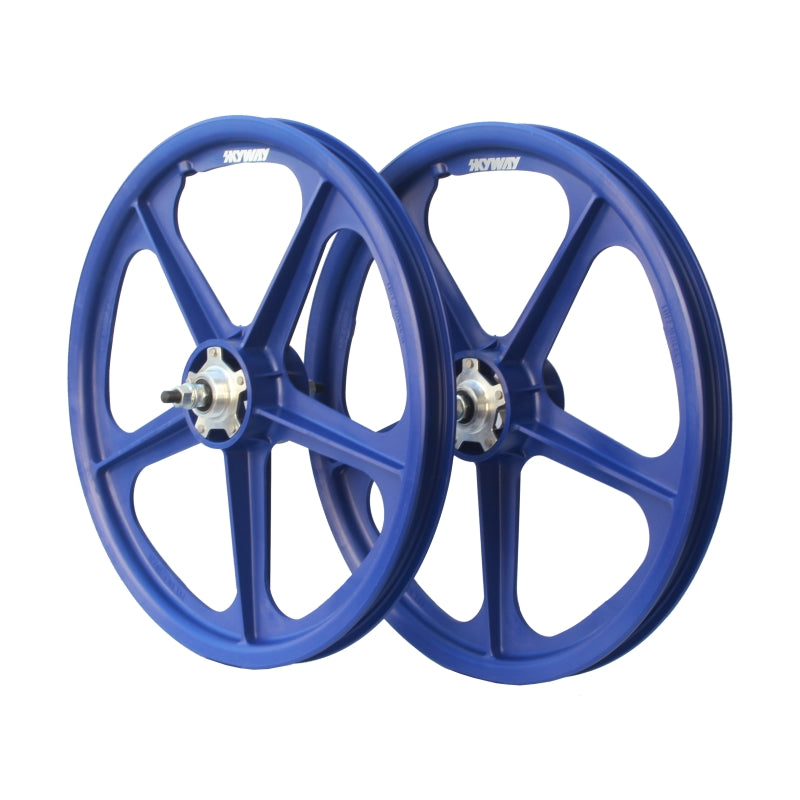 Skyway Tuff II 5 Spoke Silver Rivet 20 Inch Wheelset