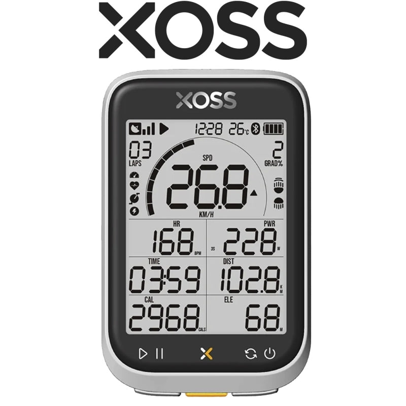 Xoss G3+ 3RD Gen Gps Bike Computer - Waterproof - 50 Functions