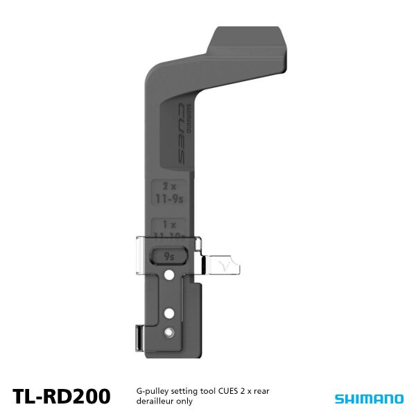 Shimano TL-RD200 G-pulley Setting Tool Cues 2 X Rear Derailleur Only