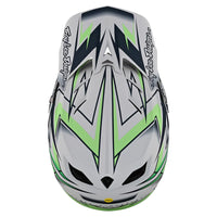 Troy Lee Tld D4 As Composite Helmet Mips Volt White ** Paint Blemish ** Xlg / 2XL