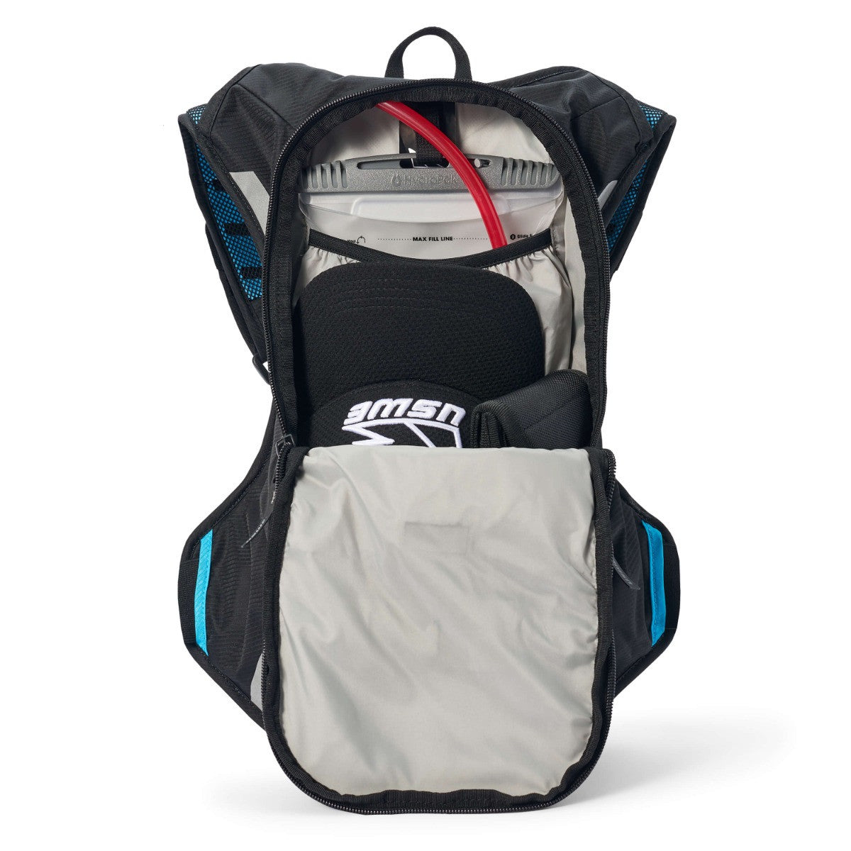 USWE Hydro 8L Black/Horizon Blue MTB Hydration Pack