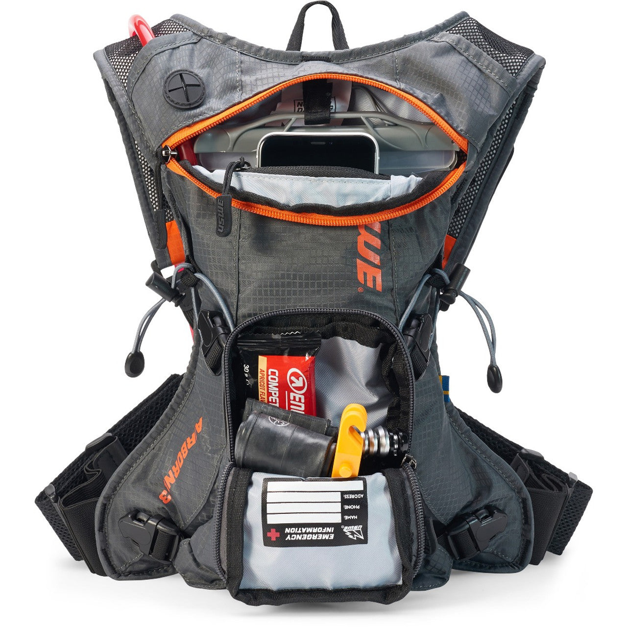 Uswe Airborne 3L Mtb Hydration Pack Gray/orange