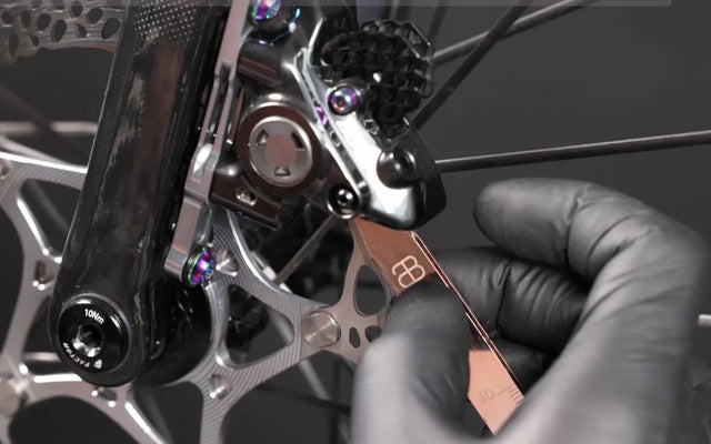 Absolute Black Titanium Disc Brake Caliper Alignment Tool