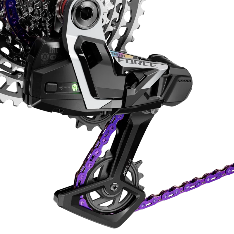 Sram Force E1 Flattop Chain - Purple - 126LINKS With Powerlock - 12/13 Speed