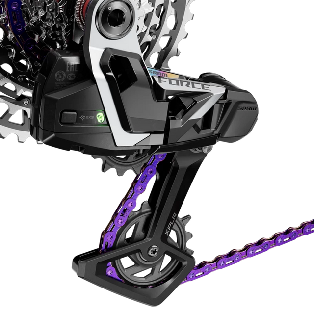 Sram Force E1 Flattop Chain - Purple - 126LINKS With Powerlock - 12/13 Speed