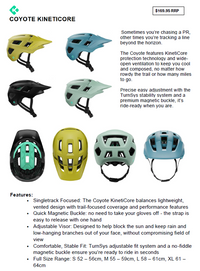 Lazer Coyote KinetiCore Matte Cali Helmet (small)