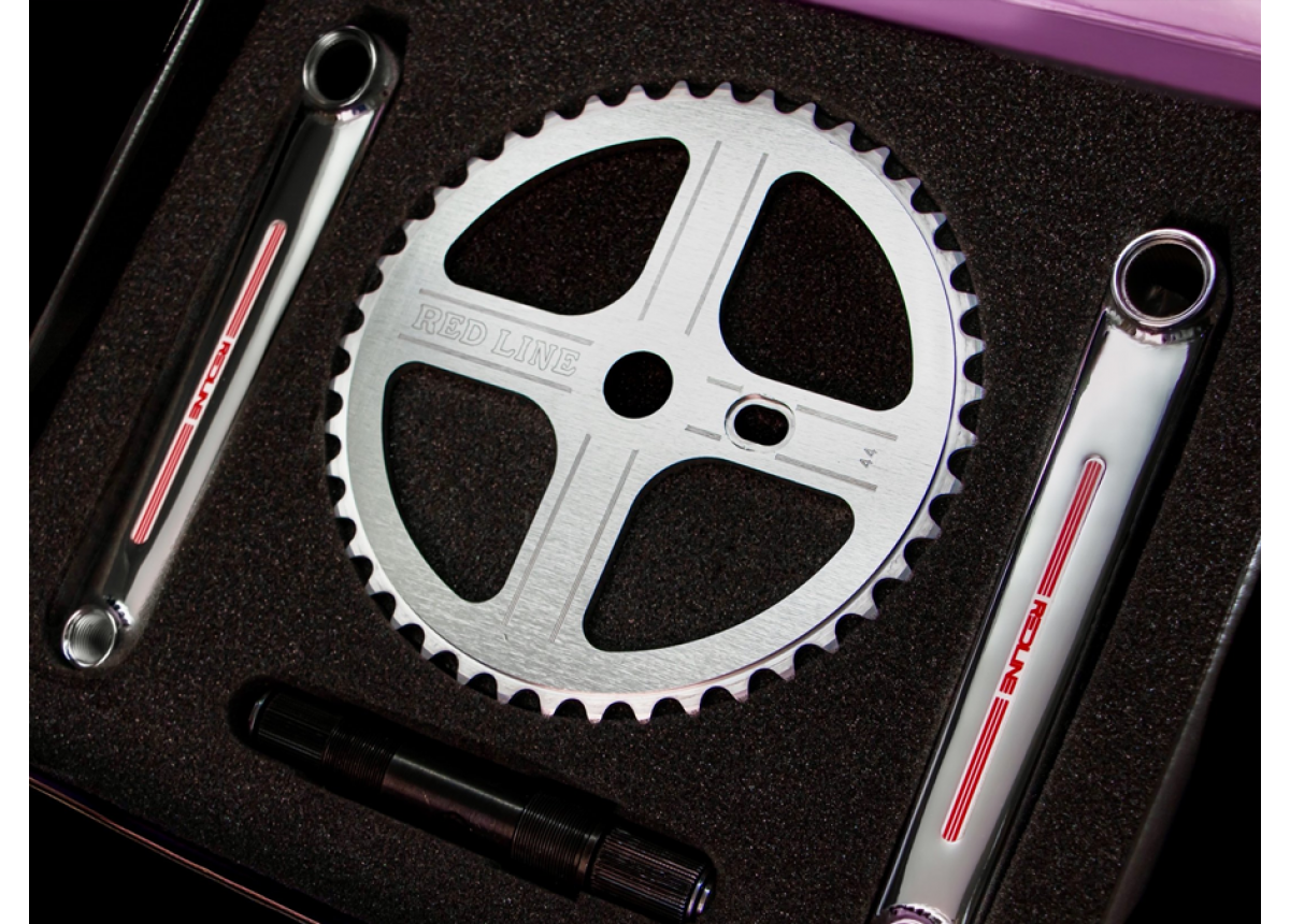 Redline Crank Set-vintage-flight 401 PINCHLESS-180MM-CH 180 MM SP:19 MM