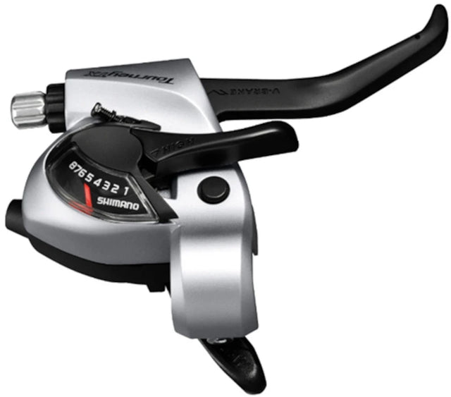 Shimano Tourney TX ST-TX800 EZ-Fire 8sp Shift/Brake Lever Set Silver