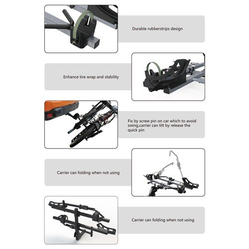 Stowaway E-largo Bike Rack - Hitch Mount (Display Model - Instore only)