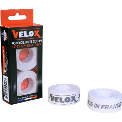 Velox Deluxe Cotton Rim Tape - 22MM X 2M - 2 Pack